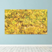 フィンセント・ヴァン・ゴッホ黄花畑 キャンバスプリント (インサイチュ (ウッドフロア))