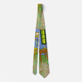 フィンセント・ヴァン・ゴッホ・アートによるラークと小麦の畑 ネクタイ (裏面)