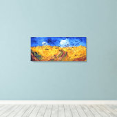 フィンセント・ヴァン・ゴッホ・クロースとホイートフィールド キャンバスプリント (インサイチュ (ウッドフロア))