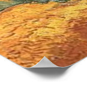 フィンセント・ヴァン・ゴッホ・サイプレスの小麦畑 ポスター (角)