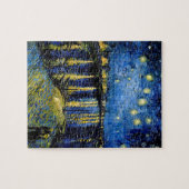 フィンセント・ヴァン・ゴッホ・スター・ナイト・オーバー・ザ・ローネ1888 ジグソーパズル (横)