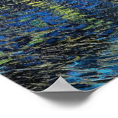 フィンセント・ヴァン・ゴッホ・スター・ナイト・オーバー・ザ・ローネ1888 ポスター (角)