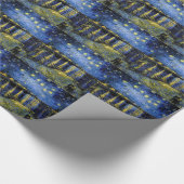 フィンセント・ヴァン・ゴッホ・スター・ナイト・オーバー・ザ・ローネ1888 ラッピングペーパー (角)