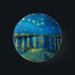 フィンセント・ヴァン・ゴッホ・スター・ナイト・オーバー・ザ・ローネ 缶バッジ<br><div class="desc">ビンセント・ヴァン・ゴッホ・スター・ナイト・オーバー・ザ・ローネ・ボタン</div>