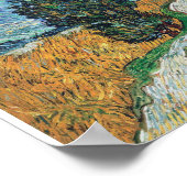 フィンセント・ヴァン・ゴッホ – ヒノキとスターのある道路 ポスター (角)