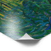 フィンセント・ヴァン・ゴッホ、ヒノキと緑の小麦畑 フォトプリント            (角)