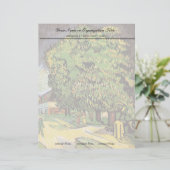 フィンセント・ヴァン・ゴッホ・ブロッサムのクリの木。 レターヘッド (スタンド正面)