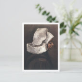 フィンセント・ヴァン・ゴッホ・ホワイトキャップの農夫の女性 ポストカード (スタンド正面)