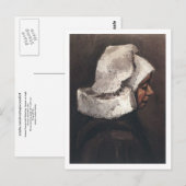 フィンセント・ヴァン・ゴッホ・ホワイトキャップの農夫の女性 ポストカード (正面/裏面)