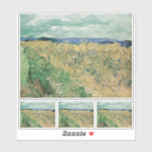 フィンセント・ヴァン・ゴッホ、ホワイトフィールドとコーンフラワー シール (シート)