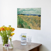 フィンセント・ヴァン・ゴッホ、ホワイトフィールドとコーンフラワー 箔ポスター (レイダウン (キッチン))