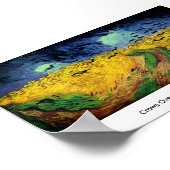 フィンセント・ヴァン・ゴッホ・ポスターによるウィートフィールドの上のカラス ポスター (角)