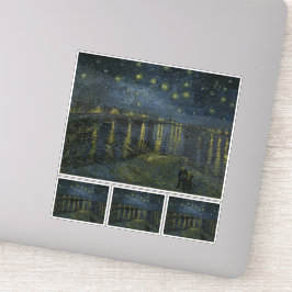 フィンセント・ヴァン・ゴッホ、ローヌ川の星空の夜 シール