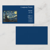 フィンセント・ヴァン・ゴッホ 名刺 (正面/裏面)