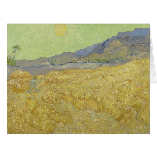 フィンセント・ヴァン・ゴッホ、死神とホイートフィールド (正面横)