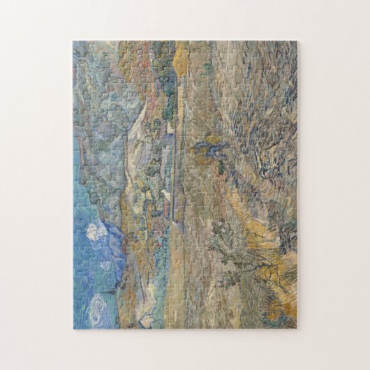 フィンセント・ヴァン・ゴッホ、農夫と囲まれたフィールド ジグソーパズル (縦)