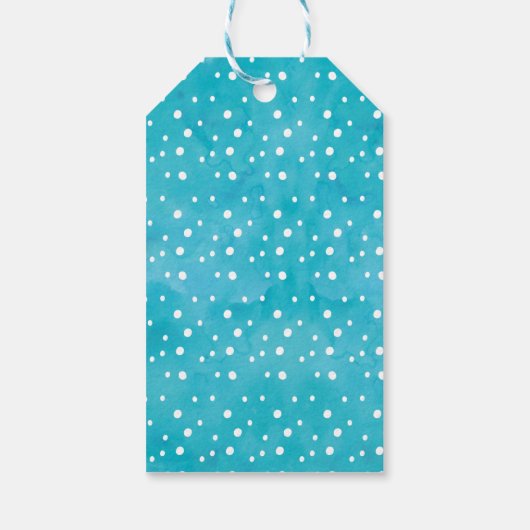 フィンタスティックシャーク誕生日メッセージカード ギフトタグ (裏面)