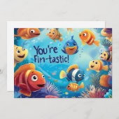 フィンタスティックフレンドリーキッズバレンタインデー シーズンカード (正面/裏面)