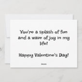 フィンタスティックフレンドリーキッズバレンタインデー シーズンカード (裏面)