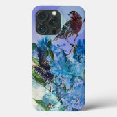フィンチと花iPhoneケース Case-Mate iPhoneケース (裏面)