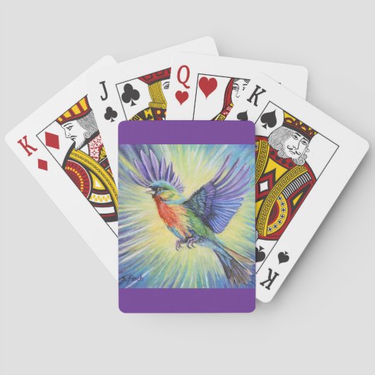 フィンチの精神 トランプ (裏面)