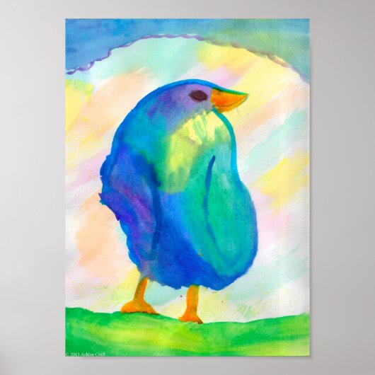 フィンチアートポスタープリント ポスター (正面)