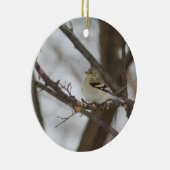 フィンチオーナメント セラミックオーナメント (右)