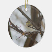 フィンチオーナメント セラミックオーナメント (左)