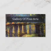 フィンドアートギャラリーヴァンゴッホテーマ 名刺 (正面)