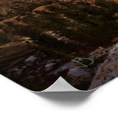 フィンドーム中流湖サンセット – John Muir Trail ポスター (角)