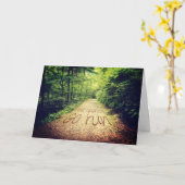 フィンド・ゴー・ラ走ンナー感動的ズ・引用文 カード (黄色い花)