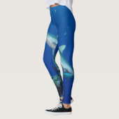 フィンフィン： シンプルReef Shark printed レギンス (左)