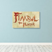 フィンブル・ザ・ハンター キャンバスプリント (インサイチュ (ウッドフロア))