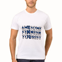 フィンランドおもしろい素晴らし観光客国旗のタイポグラフィ