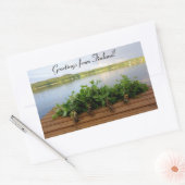 フィンランドからの挨拶ステッカー 長方形シール (封筒)