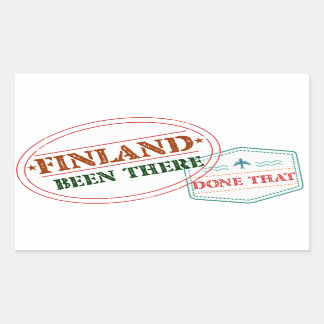 フィンランドがそのようなことをした 長方形シール