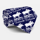 フィンランドのアメリカヘラジカのタイ ネクタイ (ロール)