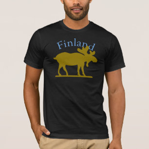 フィンランドのアメリカヘラジカのワイシャツ Tシャツ