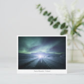 フィンランドのオーロラ ポストカード (スタンド正面)