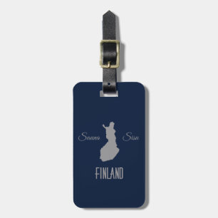フィンランドのカスタムな荷物のラベル ラゲッジタグ