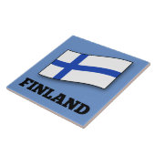 フィンランドのカスタムデザイン国旗 タイル (側面)