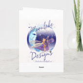 フィンランドのクリスマスカード-サンタクロース- Hyvääのjoulua シーズンカード (裏面)