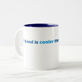 フィンランドのクールなマグ ツートーンマグカップ (正面左)