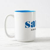 フィンランドのサウナ コーヒーマグ ツートーンマグカップ (左)
