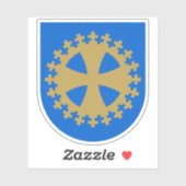 フィンランドのサスタマラ(カルク)の紋章 シール (シート)