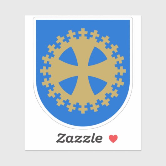 フィンランドのサスタマラ(カルク)の紋章 シール (シート)