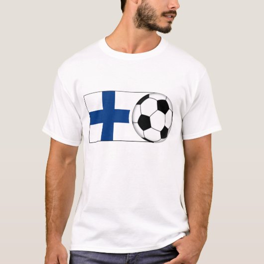フィンランドのサッカー Tシャツ (正面)
