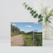 フィンランドのストップ国側バス ポストカード (スタンド正面)