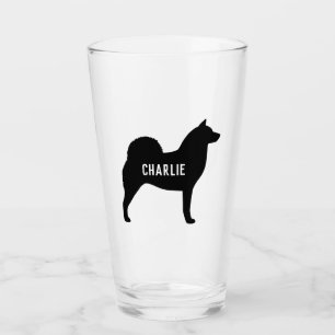 フィンランドのスピッツパーソナライズされたシルエット犬の品種 タンブラーグラス