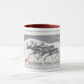 フィンランドのトナカイのマグ マグカップ (中央)